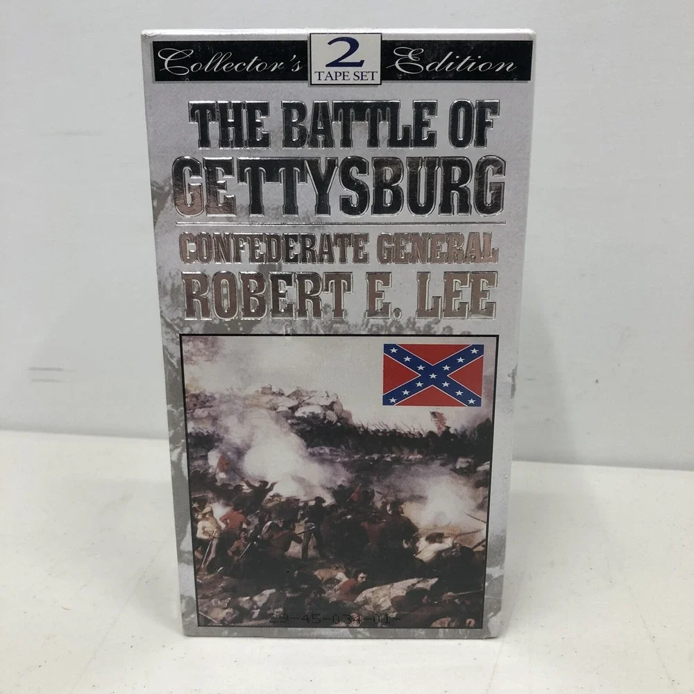 The Battle of Gettysburg: Confederate General Robert E. Lee (2-VHS, 1993) New